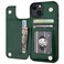 ONETOP Compatible with iPhone 13 Wallet Case with Card Holder PU Leather Kickstand Card Slots Case Double Magnetic Clasp Durable Shockproof Cover 61 InchGreen
