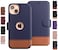 LUPA Legacy Compatible with iPhone 14 Wallet Case for Women and Men Case with Card Holder Slim Protective for Apple 14 61 Leather iPhone Cover Cute Phone Case Blue Brown Desert Sky