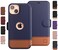 LUPA Legacy Compatible with iPhone 14 Wallet Case for Women and Men Case with Card Holder Slim Protective for Apple 14 61 Leather iPhone Cover Cute Phone Case Blue Brown Desert Sky