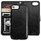 Bocasal for iPhone SE 2022SE 202087 Wallet Case with Card Holder PU Leather Magnetic Detachable Kickstand Shockproof Wrist Strap Removable Flip Cover for iPhone 78SE2SE3 47 inch Black