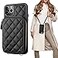 Bocasal Crossbody Wallet Case for iPhone 11 Pro Max RFID Blocking PU Leather Zipper Handbag Purse Flip Cover Kickstand Folio Case with Card Slots Holder Wrist Strap Lanyard 65 Inch Black
