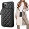 Bocasal Crossbody Wallet Case for iPhone 11 Pro Max RFID Blocking PU Leather Zipper Handbag Purse Flip Cover Kickstand Folio Case with Card Slots Holder Wrist Strap Lanyard 65 Inch Black