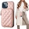 Bocasal Crossbody Wallet Case for iPhone 12 Pro Max RFID Blocking PU Leather Zipper Handbag Purse Flip Cover Kickstand Folio Case with Card Slots Holder Wrist Strap Lanyard 5G 67 Inch Rose Gold