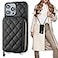 Bocasal Crossbody Wallet Case for iPhone 14 Pro Max RFID Blocking PU Leather Zipper Handbag Purse Flip Cover Kickstand Folio Case with Card Slots Holder Wrist Strap Lanyard 5G 67 Inch Black