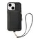 ZVE for iPhone 13 Wallet Case with Wristlet Zipper Leather Case with RFID Blocking Card Holder Slots Purse Protective Carrying Cover for iPhone 13 61 2021 Black