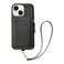 ZVE for iPhone 13 Wallet Case with Wristlet Zipper Leather Case with RFID Blocking Card Holder Slots Purse Protective Carrying Cover for iPhone 13 61 2021 Black