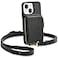 ZVE for iPhone 14 Wallet Case Crossbody with Card Holder Zipper Phone Case with Wrist Strap RFID Blocking Purse Cover for Women Compatible with iPhone 14 61 2022Black