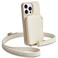 ZVE for iPhone 14 Pro Wallet Case Crossbody Zipper Card Phone Case with Wrist Strap Leather Cover with RFID Blocking for Women Compatible with iPhone 14 Pro 61 inch 2022Beige