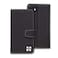 SafeSleeve Wallet Leather Case for iPhone 1212 Pro EMF Blocker for Cell Phone Protective Vegan Leather Folio with 3 Card Storage Adjustable Stand and Slim Everyday Carry Design Black