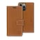 SafeSleeve Wallet Leather Case for iPhone 13 Pro 13 EMF Blocker for Cell Phone with 3 Card Holder Adjustable Stand Magnetic Closure and Magnetic Folio Protection for Daily Use Leather
