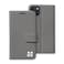 SafeSleeve Wallet Leather Case for iPhone 14 EMF Blocker for Cell Phone with 3 Card Slot Protective Design and Builtin Adjustable Stand for HandsFree Viewing Suitable for Men and Women Grey