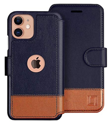 LUPA Legacy Compatible With iPhone 12 Mini Wallet Case Slim iPhone 12 Mini Flip Case with Credit Card Holder for Women Men Faux Leather iPhone 12 Mini Purse Cases with Magnetic Closure Desert Sky