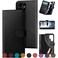 DuckSky for Samsung Galaxy S23 Ultra Genuine Leather Wallet case RFID Blocking4 Credit Card HolderReal Leather Flip Folio Book Phone case Protective Cover Women Men for S23Ultra case Black