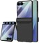 STORMTAL for Samsung Galaxy Z Flip 7 Case Hinge Protection Builtin Screen Protector Wireless Charging Shockproof Slim Rugged Phone Protective Case for Galaxy Z Flip 7 Black