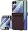 STORMTAL for Samsung Galaxy Z Flip 7 Case Hinge Protection Builtin Screen Protector Wireless Charging Shockproof Slim Rugged Phone Protective Case for Galaxy Z Flip 7 Wine