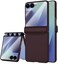 STORMTAL for Samsung Galaxy Z Flip 7 Case Hinge Protection Builtin Screen Protector Wireless Charging Shockproof Slim Rugged Phone Protective Case for Galaxy Z Flip 7 Wine