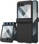 STORMTAL for Samsung Galaxy Z Flip 6 Case Hinge Protection Builtin Screen Protector Wireless Charging Slim Rugged Phone Protective Case for Galaxy Z Flip 6 Black