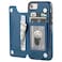 ONETOP for iPhone SE2022 iPhone SE2020 iPhone 78 Wallet Case with Card Holder Premium PU Leather Kickstand Card Slots Double Magnetic Clasp and Durable Shockproof Cover 47 InchBlue