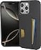 Smartish iPhone 16 Pro Max Wallet Case Wallet Slayer Vol 2 Slim Protective Credit Card Holder wKickstand Drop Tested Hidden Card Slot Cover for Apple iPhone 16 Pro Max Black Tie Affair