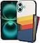 Smartish iPhone 16 Wallet Case Wallet Slayer Vol 1 Slim Protective Credit Card Holder Drop Tested Hidden Credit Card Slot Cover for Apple iPhone 16 Striped Up