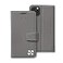 SafeSleeve Wallet Leather Case for iPhone 11 Pro Max EMF Blocker for Cell Phone with 3 Card Holder Adjustable Stand Magnetic Closure and Magnetic Folio Protection for Daily Use Grey