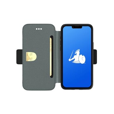 DefenderShield EMF Protection 5G Anti Radiation iPhone 1212 Pro SlimFlip Case RFID Blocking EMF Shield Slim Wallet Case Black