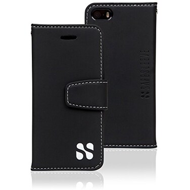 SafeSleeve EMF Protection Anti Radiation iPhone Case iPhone SE and iPhone 55s RFID EMF Blocking Wallet Cell Phone Case Black