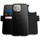 Dreem Wallet Case for iPhone 14 Pro Max 2 Way Phone Stand Magnetic Detachable Vegan Leather Flip Cover RFID Blocking Card Holder MagSafeFit Gift Box Fibonacci Black