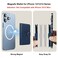 Bocasal for MagSafe Wallet Magnetic Card Holder RFID Blocking Leather Card Slots for iPhone 171615141312 ProMaxPlusAir Adjustable Kickstand Flip Mag Safe Wallet Blue