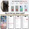 Defencase Compatible with iPhone 13 Pro Case Wallet with RFID Blocking Card Holder for Women Men Soft PU Leather Magnetic Snap Flip Zipper Strap Wallet Phone Case Fit for iPhone 13 Pro 61 Coffee