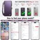 Defencase Compatible with iPhone 12Pro Case Wallet with RFID Blocking Card Holder for Women Men PU Leather Magnetic Snap Flip Zipper Strap Wallet Phone Case Fit for iPhone 12 12 Pro 61 Purple