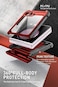 i-Blason iBlason Armorbox Series for Samsung Galaxy Z Flip 5 Case 2023 with Builtin Screen Protector Kickstand Belt Clip FullBody Rugged Case for Z Flip 5 with Hinge Protection Ruddy