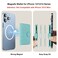 Bocasal for MagSafe Wallet Magnetic Card Holder RFID Blocking Leather Card Slots for iPhone 171615141312 ProMaxPlusAir Adjustable Kickstand Flip Mag Safe Wallet Mint Green