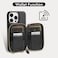ZVE for iPhone 15 Pro Max Wallet Case Crossbody Card Holder Phone Purse for Women RFID Blocking Zipper Leather Cover with Wrist Strap for iPhone 15 Pro Max 67 inch Black