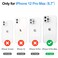 Antsturdy Compatible with iPhone 12 Pro Max Wallet CaseRFID Blocking PU Leather Phone Case Women Men flip Protective Cover Wrist Strap Zipper Credit Card Holder Slotsfor Apple 12 Pro MaxWine Red