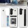 XIMAND for Samsung Galaxy Z Fold 5 Wallet Case with Credit Card Holder and SPen HolderFold Premium Leather Magnetic Clasp Kickstand Heavy Duty Protective CoverWhite