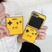 NiceKing for Samsung Galaxy Z Flip 6 Case Hard Plastic Frame Silicone Shockproof Cover for Samsung Z Flip6 Yellow
