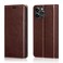 Belemay Compatible with iPhone 16 Pro Max Case Wallet Durable Genuine Leather RFID Blocking Card Holders Shockproof TPU Shell Kickstand Drop Protection Protective Flip Cover 69 Brown