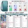 Defencase Compatible with iPhone 16 Case Wallet with RFID Blocking Card Holder for Women Men Fashion PU Leather Magnetic Snap Flip Zipper Strap Wallet Phone Case for iPhone 16 61 Blue Green