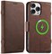 SINIANL iPhone 16 Pro Max Wallet Case MagSafe Compatible Leather Folio Cover with Card Slots and Kickstand Brown