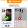 Bocasal Crossbody Wallet Case for iPhone 16 Pro RFID Blocking PU Leather Zipper Handbag Purse Flip Cover Kickstand Folio Case with Card Slots Holder Wrist Strap Lanyard 5G 63 Inch Black