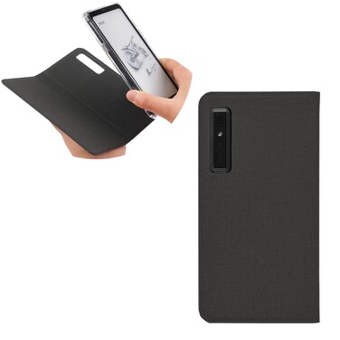 MITER 2in1 Case for Onyx Boox Palma 2 Palma 1 Magnetic Detachable Flip Cover and Inner MagSafe Compatible TPU Jelly Case with Builtin Magnets with Auto SleepWake Function for Palma2 Black