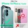 TUCCH Case Wallet for iPhone 16 Plus 3 Card Holder Slots Folio PU Leather Cover RFID Blocking Stand Flip TPU Shockproof Interior Case Compatible with iPhone 16 Plus Black