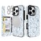 uCOLOR for iPhone 16 Pro Wallet Case Magsafe with Card Holder SlotCompatible with MagSafe Folio Flip PU Leather Design with Camera Lens Protector 63Blue Toile Flowers