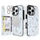 uCOLOR for iPhone 16 Pro Wallet Case Magsafe with Card Holder SlotCompatible with MagSafe Folio Flip PU Leather Design with Camera Lens Protector 63Blue Toile Flowers