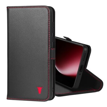 TORRO Case Compatible with Honor Magic7 Pro 68 2025 Premium Leather Wallet Case with Kickstand and Card Slots Black