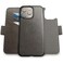 Dreem Wallet Case for iPhone 16 Pro Max Revolutionary VertHor Phone Stand Magnetic Detachable Vegan Leather Flip Cover RFID Blocking Card Holder MagSafeFit Gift Box Fibonacci Grey