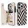 uCOLOR Compatible with iPhone 15 Pro Max 67 Wallet Case with Card Holder Slot Folio Flip PU Leather Kickstand Double Magnetic Clasp and RFID Blocking Design Cover 67 Dune Mirage Checkered