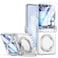 SQMCase Designed for Samsung Galaxy Z Flip 7 Case Magnetic with Hinge Protection Screen Protector Kickstand Compatible with MagSafeSlim Protective Phone Case Cover for Z Flip 7 Clear