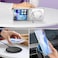 SQMCase Designed for Samsung Galaxy Z Flip 7 Case Magnetic with Hinge Protection Screen Protector Kickstand Compatible with MagSafeSlim Protective Phone Case Cover for Z Flip 7 Clear